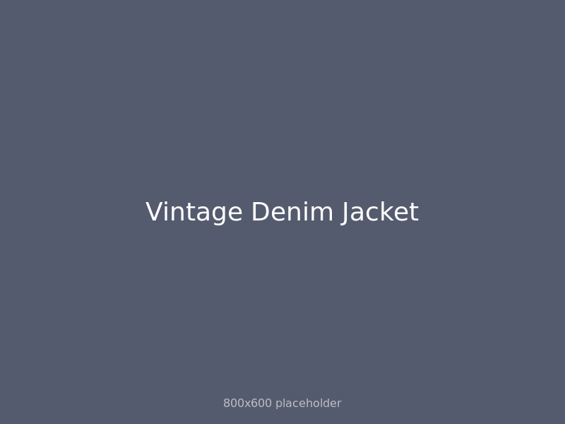 Vintage Denim Jacket