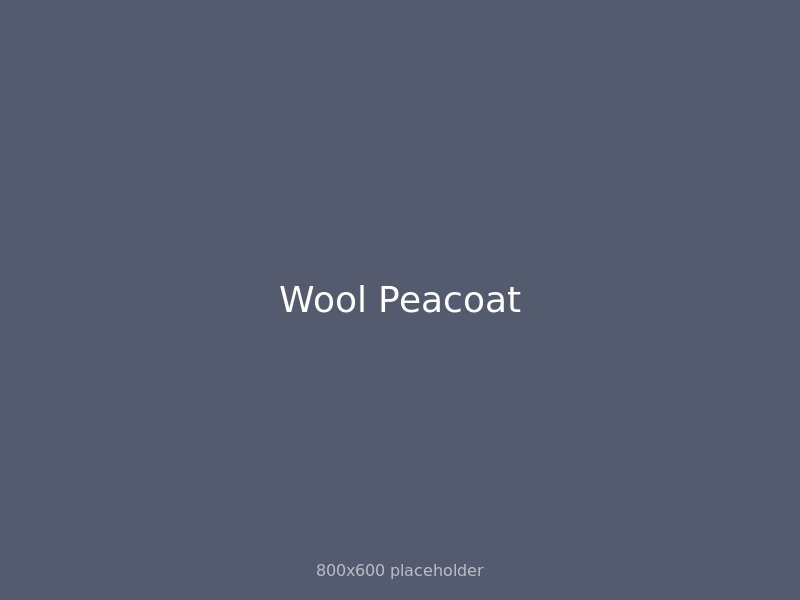 Wool Peacoat