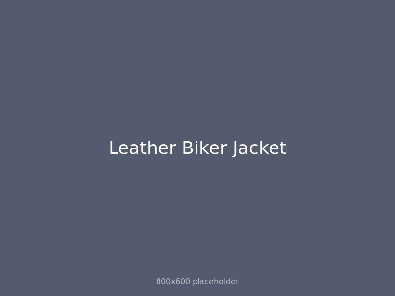 Leather Biker Jacket