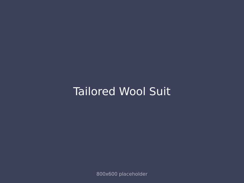 Tailored Wool Suit