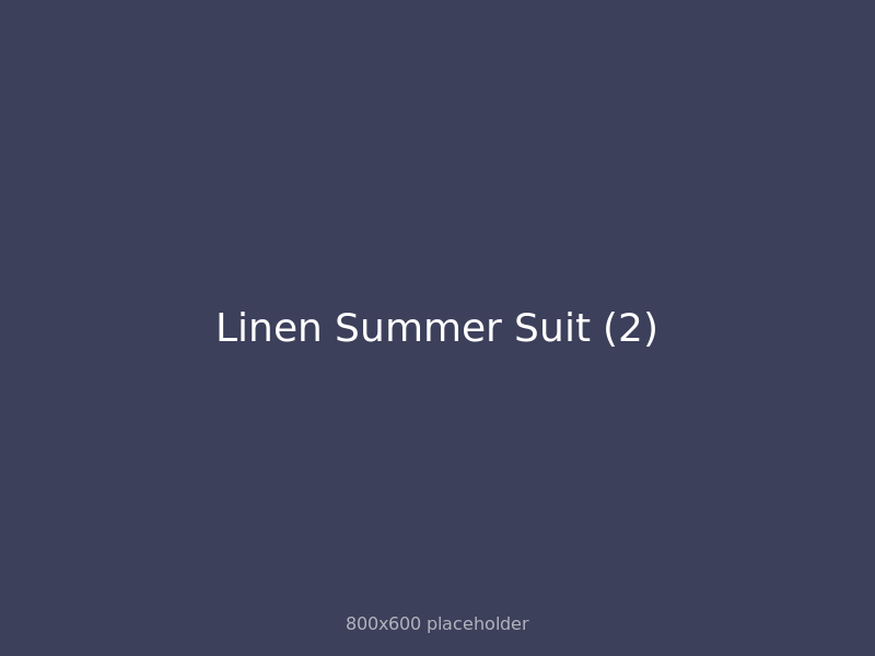 Linen Summer Suit thumbnail 2