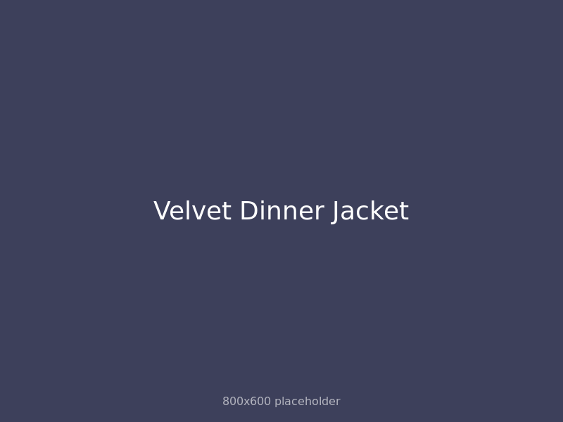 Velvet Dinner Jacket