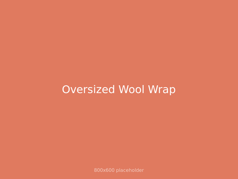 Oversized Wool Wrap